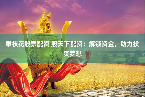 攀枝花股票配资 股天下配资：解锁资金，助力投资梦想