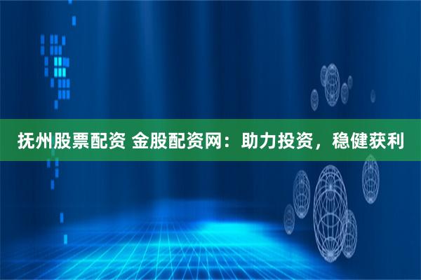 抚州股票配资 金股配资网：助力投资，稳健获利